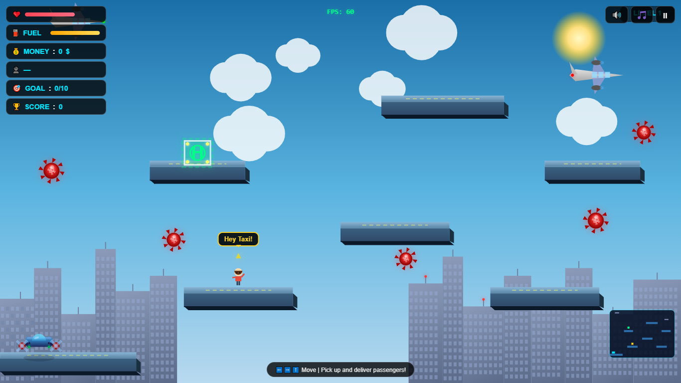 Drone Taxi 2099 gameplay