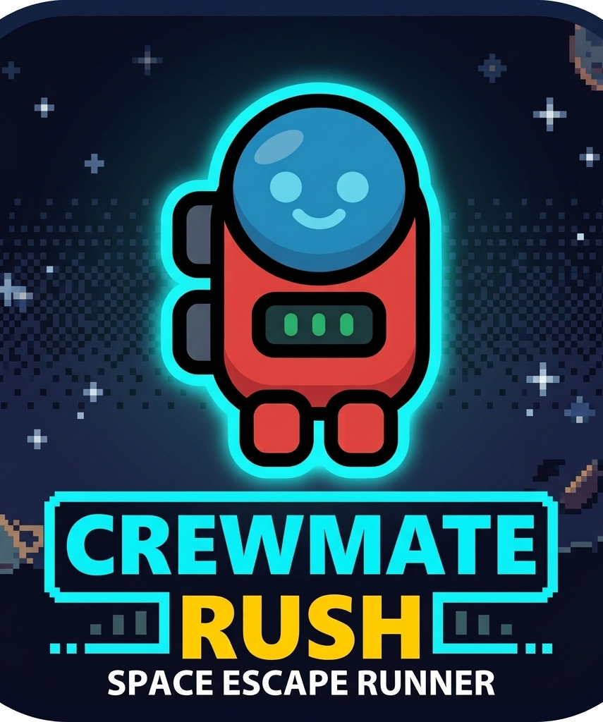 Crewmate Rush Space Escape Runner