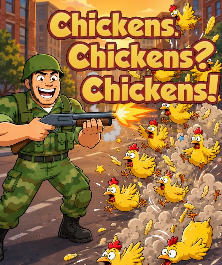 Chickens. Chickens? Chickens!